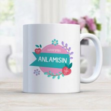 BK Gift Kişiye Özel Hayatımın Anlamısın Beyaz Kupa Bardak