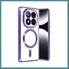 Bezos Redmi Note 15 4g Uyumlu Kross Magneticsafe Kapak - Mor Mac