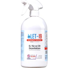 Let-19 El, Yüz ve Cilt Dezenfektanı Hipokloröz Asit 1 Litre Sprey