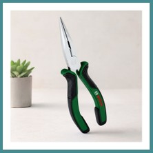 Bezos Kargaburun Pense 180 mm Uzun Uçlu Ergonomik Saplı Mac