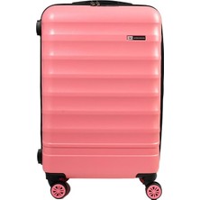 Vegmann Tartılı Scadel Orta Boy Valiz (Rosa, Orta Boy)