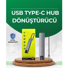 Type‑c Dönüştürücü – 2×usb3.0, Sd/ms, 4K HDMI & RJ45 ile Profesyonel Kullanım