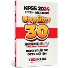 TeknoKapsül 2024 Eğitim Bilimleri Rehberlik-Özel Eğitim Popüler Tamamı Çözümlü 30 Deneme