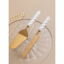 The Mia Column Pasta Servis Takımı 2 Parça Beyaz Servis Gereçleri & Servis Seti