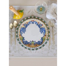 The Mia Limoncello Servis Tabağı 6lı Set Çok Renkli Servis Tabağı