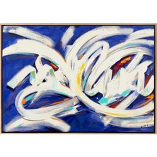 Simurg Sanatevi Soyut Düşler Yağlı Boya Tablosu - Tuval Üzerine El Yapımı - 100 x 70 cm