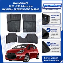 Hyundai IX20 Paspas Araca Özel 2010 - 2015 Arası Için Derin Havuzlu Premium Oto Paspas