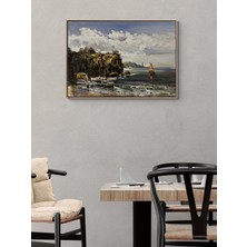 Simurg Sanatevi Dalgaların Fısıldadığı Hikayeler Yağlı Boya Tablosu - Tuval Üzerine El Yapımı - 100 x 70 cm
