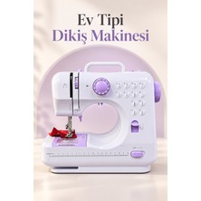 Ayak Pedallı Dikiş Makinesi Beyaz Lila Mini Tasarım - Lisinya