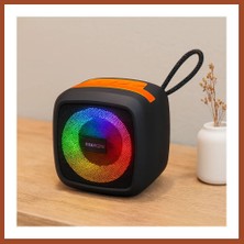 Bezos Kablosuz Taşınabilir Bluetooth Hoparlör (Işıklı, Usb/tf, 1200MAH) Pro