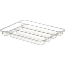Depposite Plastik Çekmece Kaşıklığı, No: 1, 26.5X34X5 Cm, Şeffaf