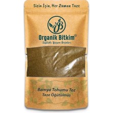 Die Grup Organik Bitkim Toz Bamya Tohumu (Öğütülmüş) 250 gr