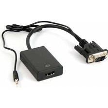 Tr VGA To HDMI Ses Çıkışlı VGA To HDMI VGA Dan HDMI VGA HDMI Dönüştürücü