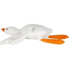 Tr Peluş Kaz 70 Cm, Uyku Yastığı ve Sarılma Arkadaşı, Ekru