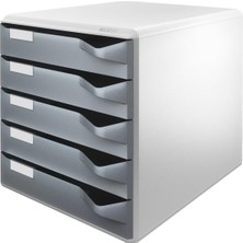 Tr 5280 5 Çekmeceli Masaüstü Düzenleyici, Gri