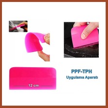 Bezos Ppf/tph Silikon Çekçek Ragle Cam Filmi Çekme Uygulama Aparatı Pembe 12X7.5CM Pro