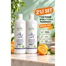 The Elite Home Organik ve Vegan Sertifikalı Portakal Yağlı konsantre Çok Amaçlı Temizleyici 750 ml*2 Setli Ürün