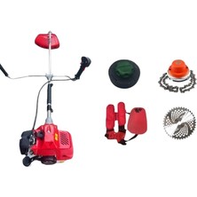 Mlk CG520N 2.5bg 1.5kw 52CC 28MM 8kg Bisiklet Kol Yan Tip Benzin Motorlu Tırpan