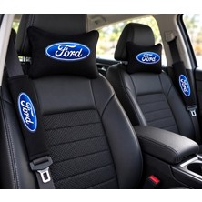 Şimika Ford Siyah Ikili Yastık ve Kemer Kılıfı Seti
