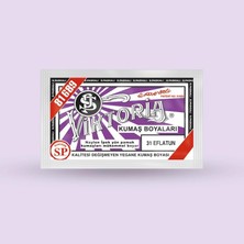 Str Store Viktoria Kumaş Boyasi 31 Eflatun - (3 Paket Boya + 2 Paket Fiske)