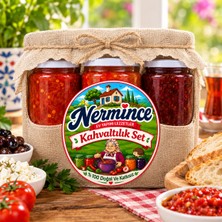 Kahvaltı Paketi (Incir Reçeli+Menemeılik Sos+Acıka) (Evyapımı Gıda)  Nermin Ablanın Evi Nermincelezzetler