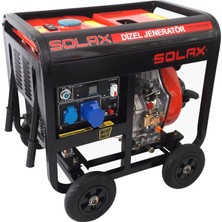 Solax SDJ10000ME 7kw 531CC 130KG Tekerli Marşlı Monofaze Dizel Jeneratör