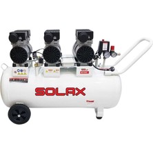 Solax HM0753JW100 100LT 3bg 2.2kw 220V 76KG Sessiz Elektrikli Hava Kompresörü