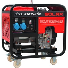Solax SDJ11000ME 8kw 668CC 150KG Tekerli Marşlı Monofaze Dizel Jeneratör