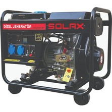 Solax SDJ4000M 3kw 7bg 296CC 80KG Tekerli Ipli Monofaze Dizel Jeneratör