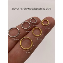 Kurukafa Gift Cerrahi Çelik Zirkon Taşlı Halka Helix Conch Lob Tragus Piercing