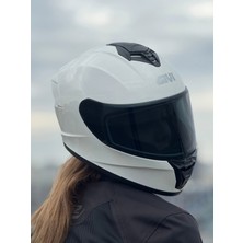 Givi Gıvı 50.x Beyaz Kask (Siyah Vizör)
