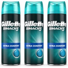 Gillette Mach3 Extra Comfort Ekstra Konfor Tıraş Jeli 3 x 200 ml