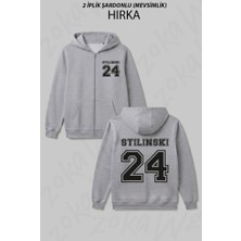 Zoka Wear Stiles Stilinski Dizi Teen Wolf Baskılı Fermuarlı Kapşonlu Hırka