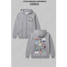 Zoka Wear Twilight Movie And Book Art2 Baskılı Fermuarlı Kapşonlu Hırka
