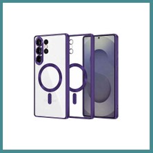 Bezos Samsung Galaxy S26 Ultra Uyumlu Kross Magneticsafe Kapak - Mor Mac