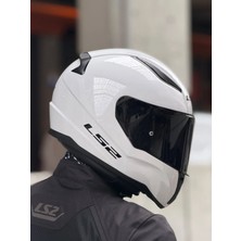 Ls2 Rapıd 2 Beyaz Kask (Siyah Vizör)