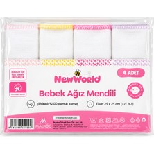 My Balli Store 4'lü Bebek Ağız Mendili