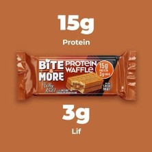 Bite & More Bite&more Protein Waffle Fındıklı Krema Dolgulu 55 gr 12 Adet