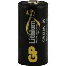Nzm Store Batteries GPCR123A DL123A/CR123A Boy Lityum Pil, 3 Volt, Tekli Kart