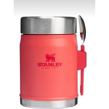 Stanley Klasik Paslanmaz Çelik Yemek Termosu Kaşıklı 0,40 Lt Mercan