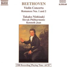 SoundBox Nishizaki, Slovak Phil., Jean - Beethoven: Violin Con., Romances - 1 CD ( Plak Değildir CD Dir.)