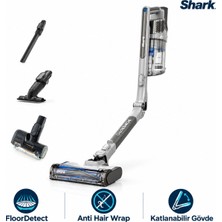 Shark Powerpro Kablosuz Dikey Süpürge, Floordetect Otomatik Zemin Algılama, Anti Hair Wrap Fırça ve Flexology Bükülen Boru, Mini Motorlu Pet Başlıkla Detaylı Temizlik IZ380EUT