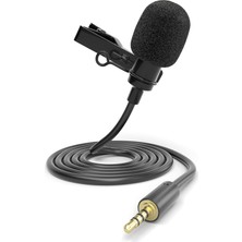 Nzm Store Akıllı Telefon ve Tabletler Için Lv-1 Yaka Mikrofonu 3,5mm (Mic) Canlı Yayın, Röportaj, Toplantı Youtube Için Mükemmel