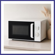 Bezos 20L 700W Mikrodalga Fırın - 5 Güç Kademesi, Buz Çözme, Beyaz Mrl