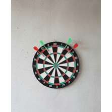 Nzm Store 17 Inç Profesyonel Dart Tahtası Dayanıklı Yapı ve 4 Metal Dart Oku