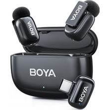 Nzm Store Mini 2 Aı Kablosuz Yaka Mikrofonu Type-C Mat Siyah - SKU02
