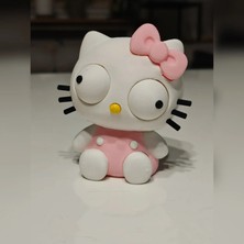 Coffeecraft Goofy Hello Kitty Gözleri Hareketli Şirin Figür