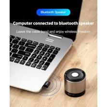 Nzm Store Store Bluetooth 5.0 USB Adaptör, Mini Dongle Bluetooth Alıcı, Pc Laptop Notebook Için Kablosuz Bluetooth Çevirici, Windows 10/11 Tak Çalıştır USB Bluetooth Dongle