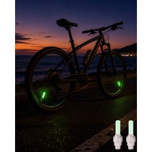 Nzm Store Gece Görünümlü Sibop Işığı Hareketle Yanan LED Jant Lambası