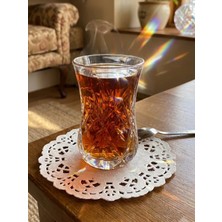 Nzm Store Dantel Görünümlü Bardak Altlık Sunum Kağıdı 100 Lü